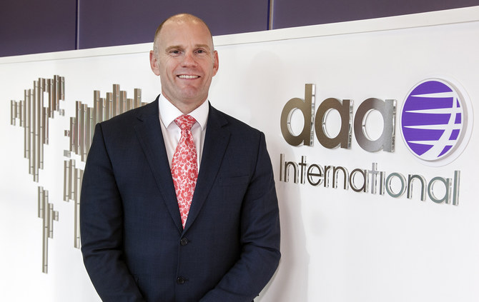 Nicholas Cole, PDG de DAA International, qui exploite le terminal 5 de l'aéroport international King Khalid de Riyad (KKIA)