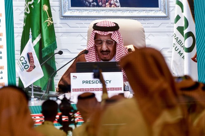 G20 : dans son discours inaugural, le Roi Salmane appelle à la réouverture des frontières et des économies
