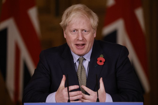 Le Premier ministre britannique Boris Johnson a loué la ville saoudienne de NEOM. (Photo/AFP)