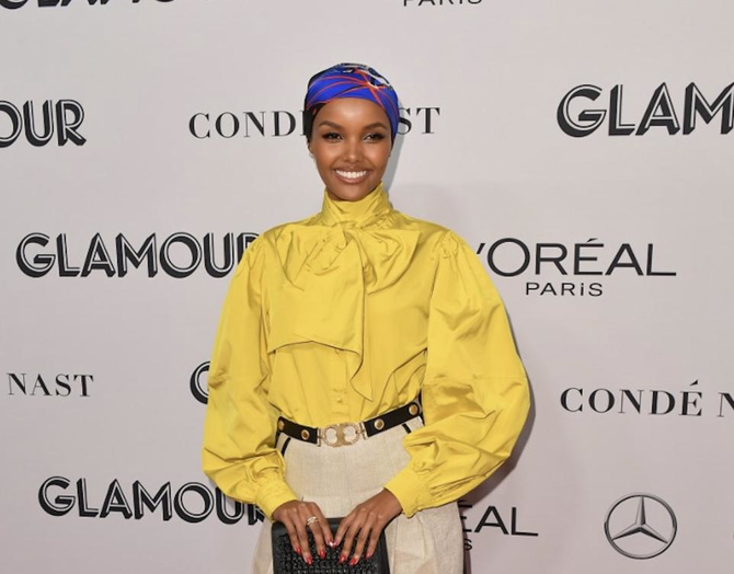 Le mannequin somalien-américain Halima Aden prend du recul
