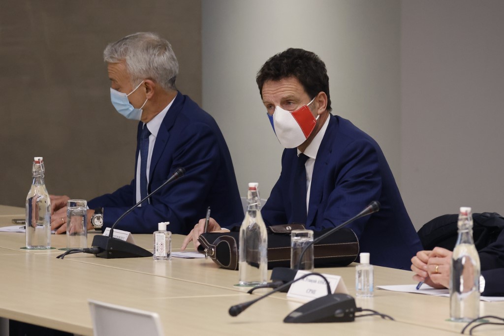 Geoffroy Roux de Bezieux, président de l'association patronale française du Medef. (AFP)
