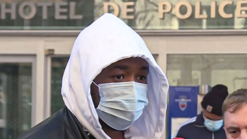 Michel, producteur de musique tabassé par les forces de police. (AFP)