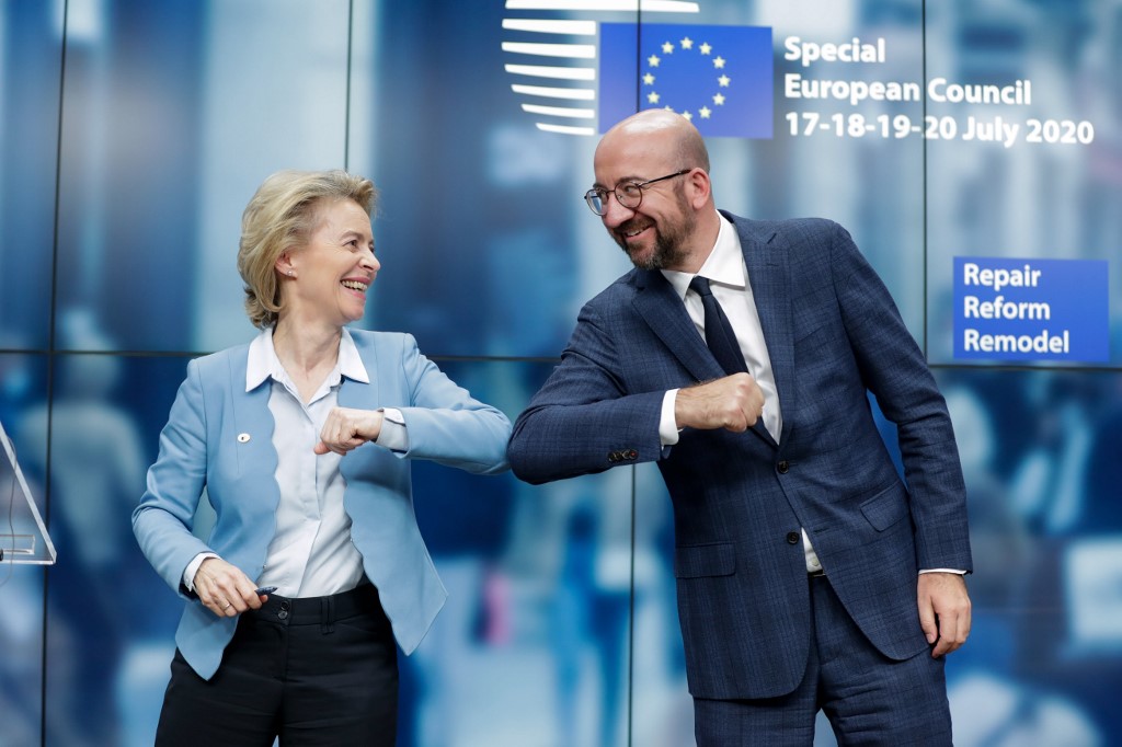 Le duo à la tête de l'UE doit encore s'imposer, un an après ses débuts