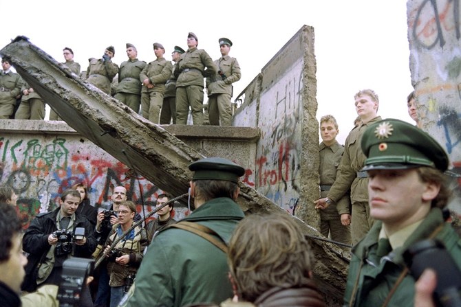 La chute du Mur de Berlin