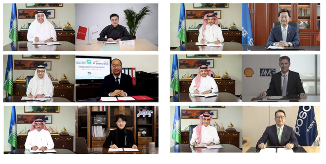 Aramco signe 6 nouveaux accords avec des entreprises internationales