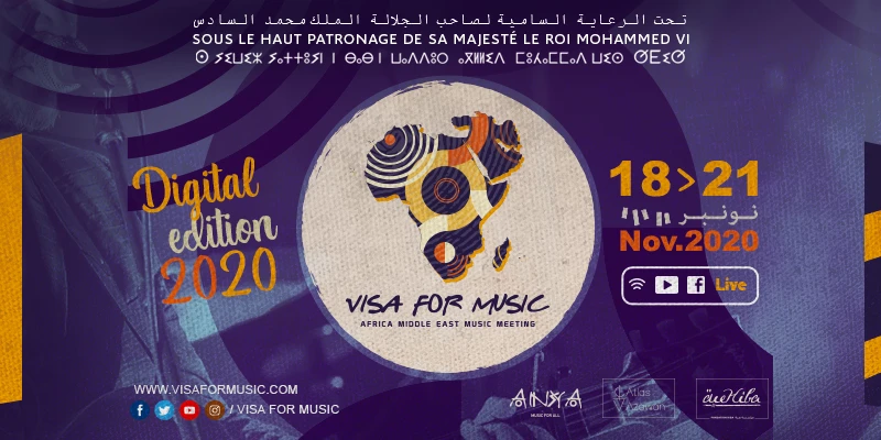 Visa For Music : Une 7e édition virtuelle qui s’adapte à la crise