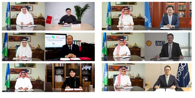 Aramco signe 6 nouveaux accords avec des entreprises internationales