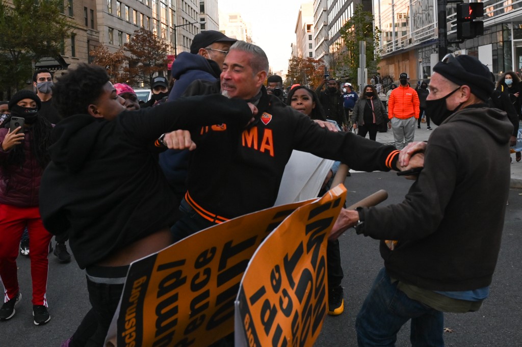 Dégradations de signes antiracistes près d'églises en marge de manifestations pro-Trump