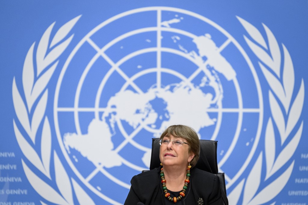 Michelle Bachelet, Haute-Commissaire de l'ONU aux droits de l'Homme.(AFP)