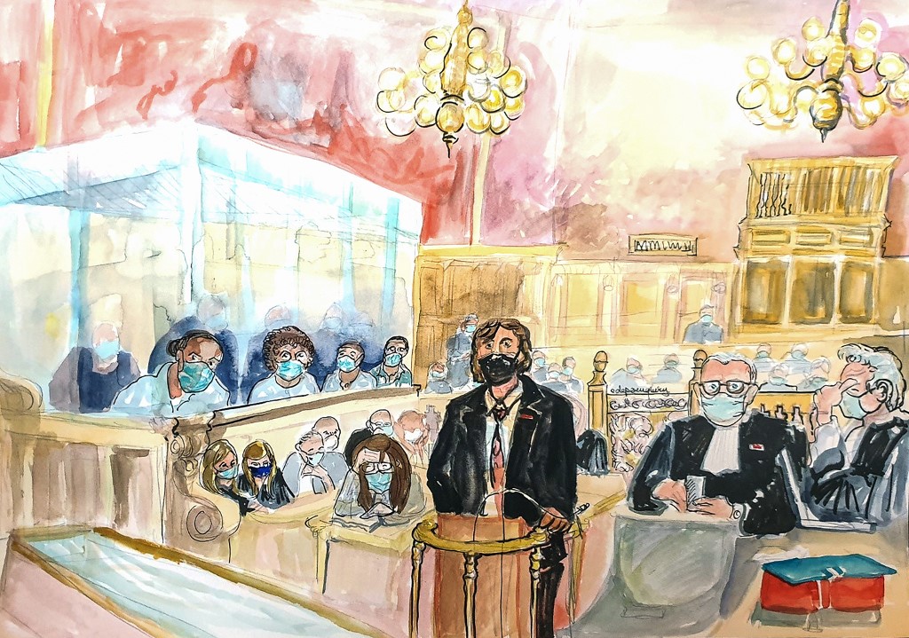 «Je ne peux pas demander pardon pour une chose que je n'ai pas faite. J'ai vraiment pas fait tout ce que vous dites», a déclaré Ali Riza Polat, contre lequel la réclusion criminelle à perpétuité a été requise pour «complicité» des crimes commis par les frères Saïd et Chérif Kouachi et Amédy Coulibaly. (AFP)