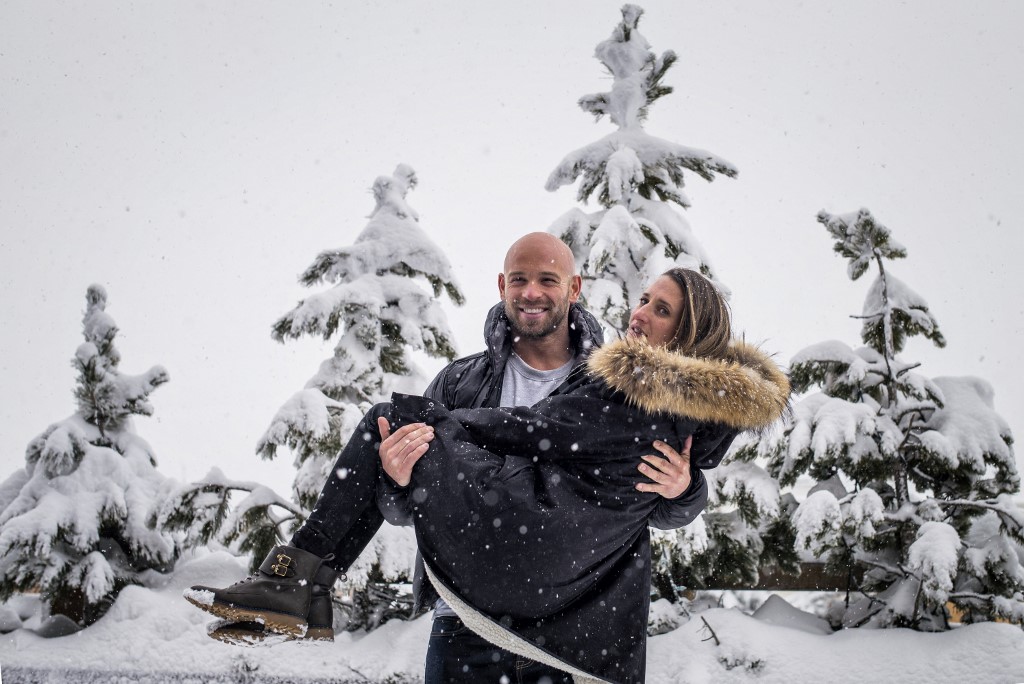 L'acteur français Franck Gastambide et l'actrice française Camille Cottin lors du 18e festival du film de comédie à l'Alpe d'Huez.(AFP)