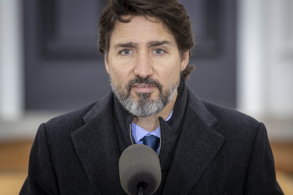 «Nous sommes un pays qui rejette la diplomatie coercitive et les détentions arbitraires», a réaffirmé M. Trudeau. (AFP)