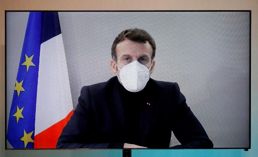 Covid: état de santé «stable» pour Macron