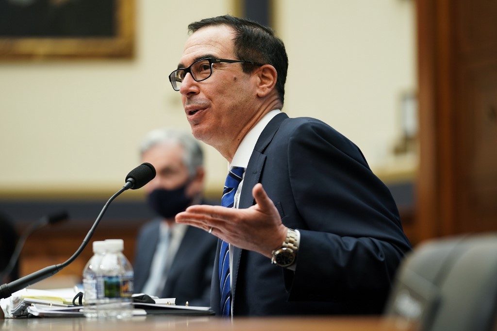 Le secrétaire américain au Trésor, Steven Mnuchin. (AFP)