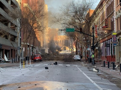 USA: forte explosion à Nashville, un acte délibéré selon la police