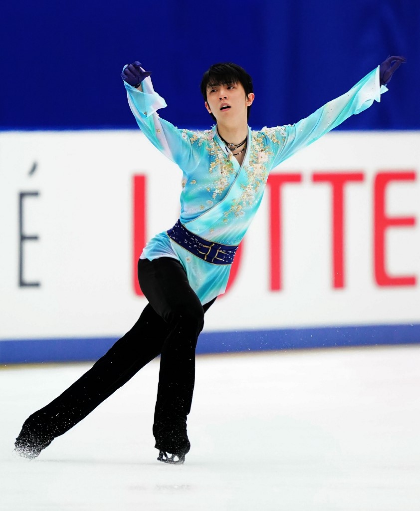 Le double champion olympique japonais de patinage artistique, Yuzuru Hanyu. (AFP)