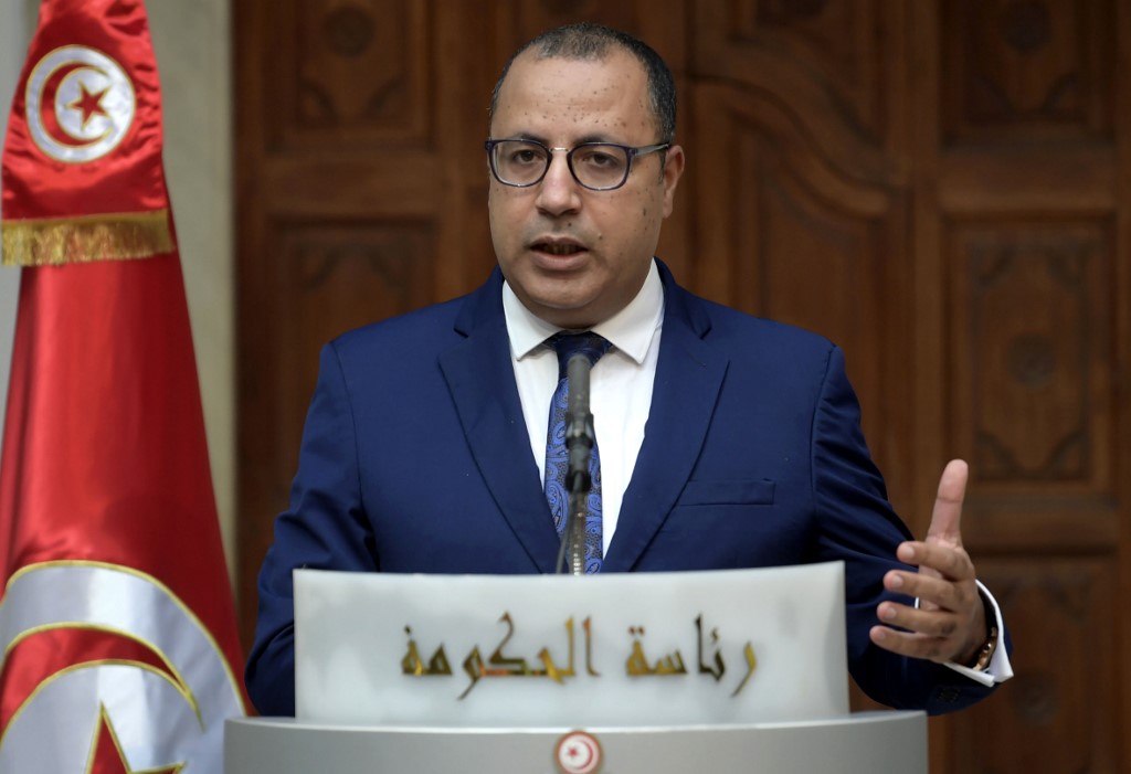 Le Premier ministre Hichem Mechichi. (AFP)