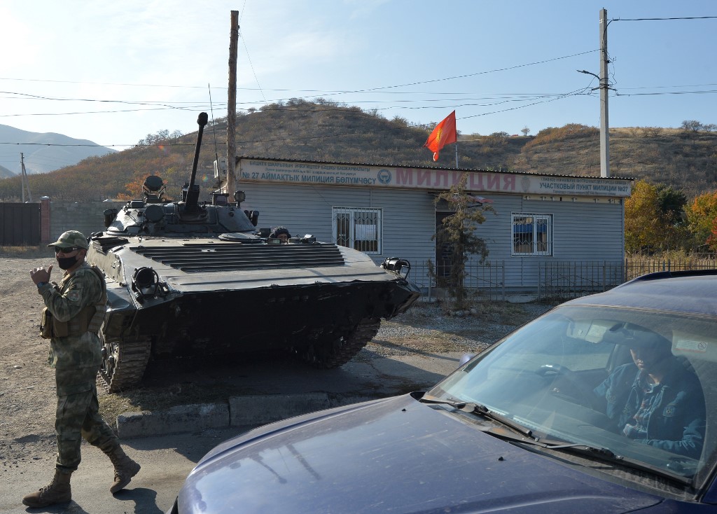 Les étrangers pourront entrer au Kirghizstan via trois aéroports, ceux de Manas (près de Bichkek, la capitale), d'Osh et d'Issyk-Koul.(AFP)