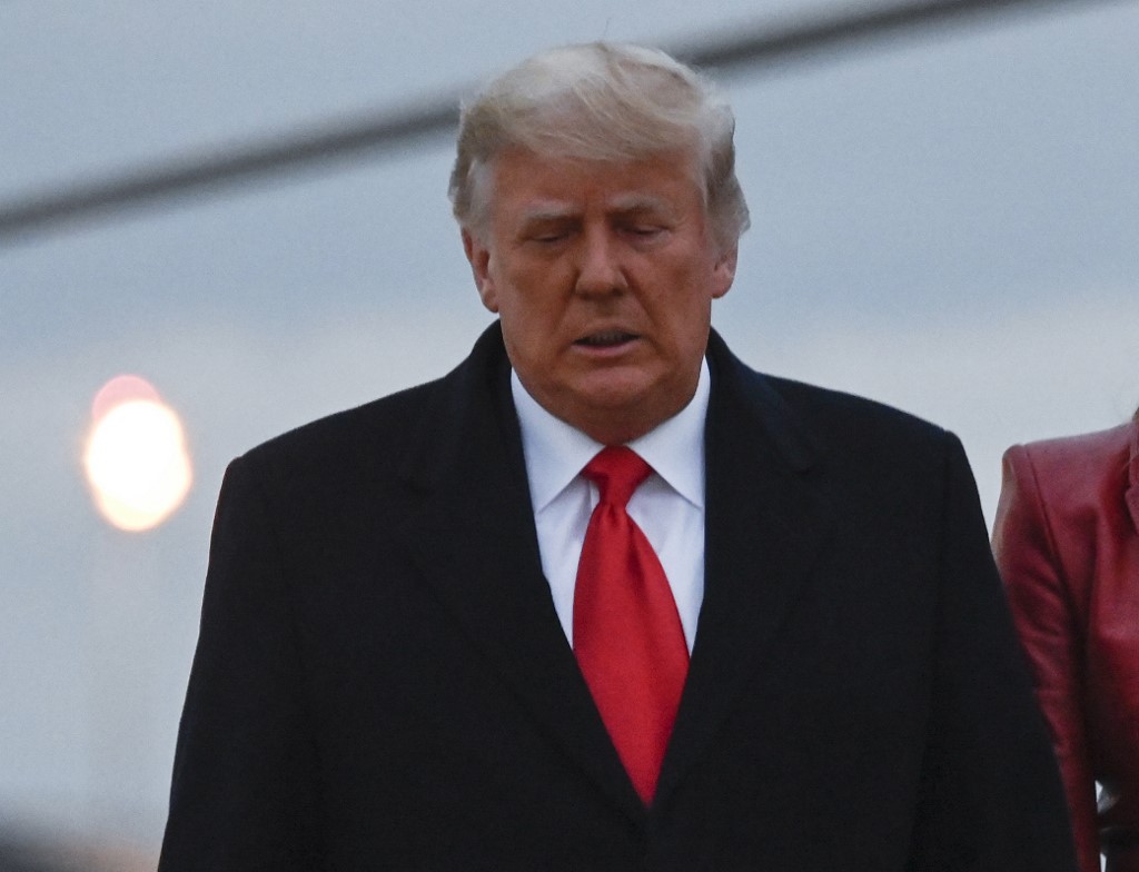 Donald Trump, actuel président des Etats-Unis en fin de mandat. (AFP)