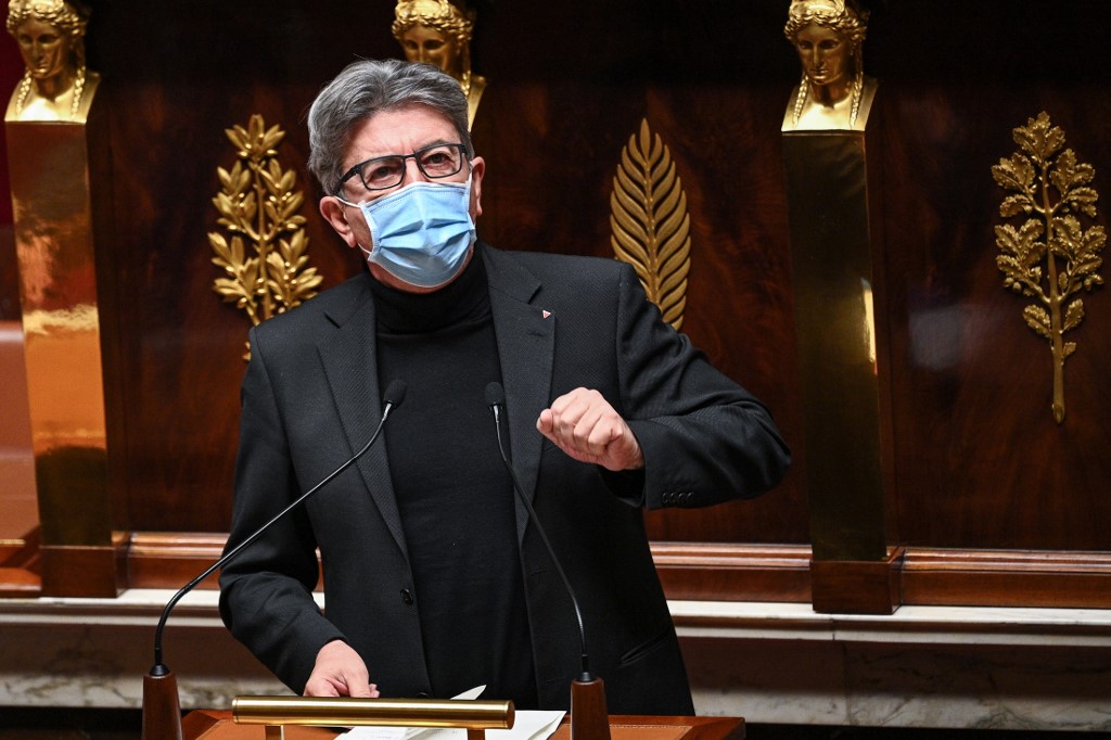 Jean-Luc Mélenchon, président du groupe parlementaire La France Insoumise. (AFP)