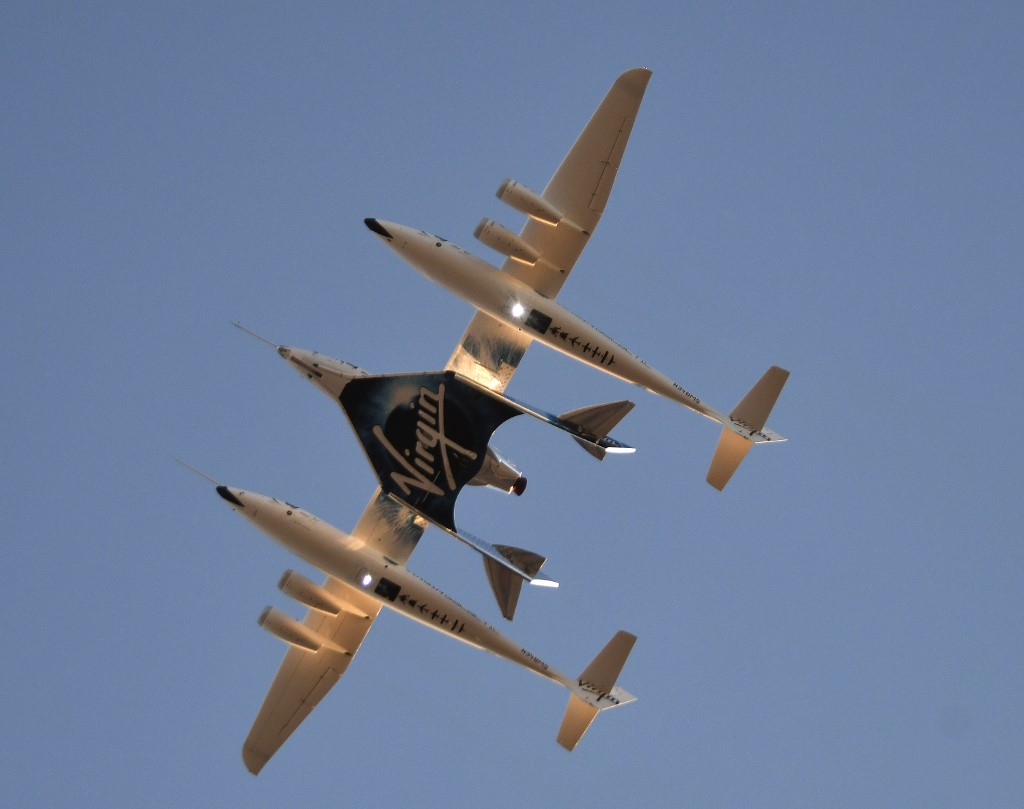 Avarie technique pour une fusée de Virgin Galactic qui fait demi-tour lors d'un vol d'essai