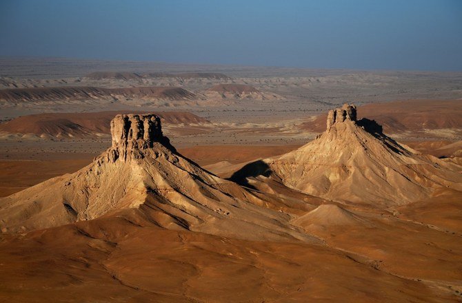 Photo du paysage entre Wadi Al Dawasir et Haradh en Arabie saoudite (AFP/Fichier photo)