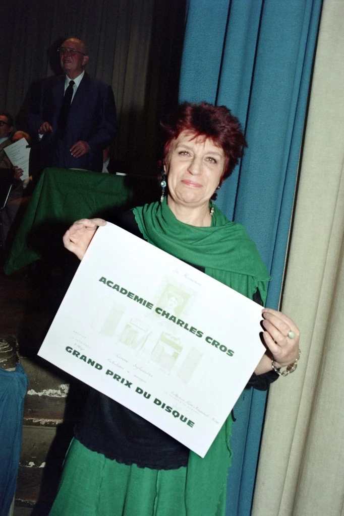 La chanteuse Anne Sylvestre, en 1991. (AFP)