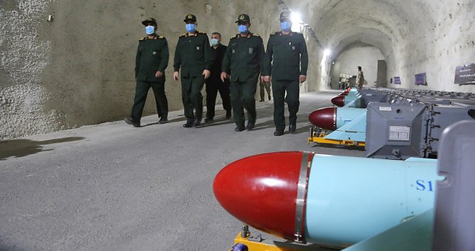 La base de missiles souterraine iranienne, un «message menaçant au CCG»