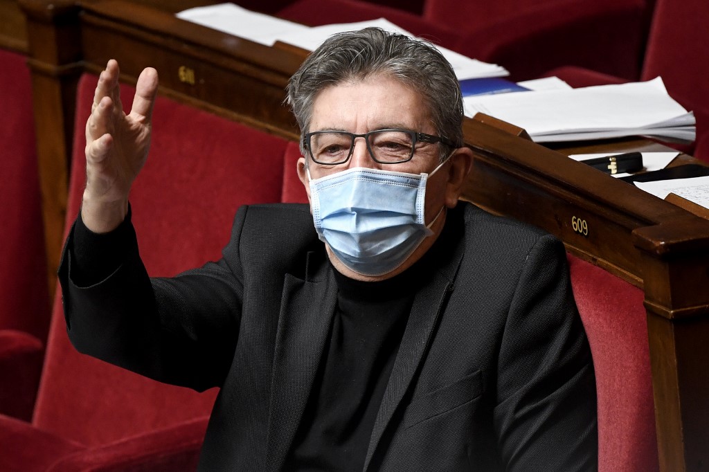 Jean-Luc Mélenchon, président du groupe parlementaire La France Insoumise. (AFP)