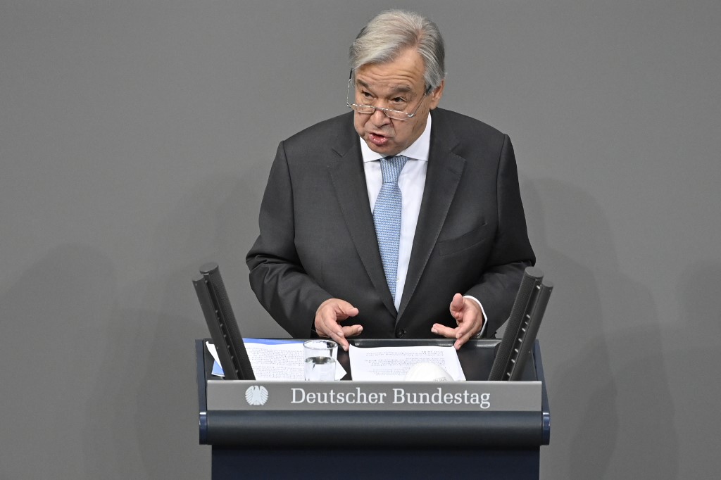 Le secrétaire général de l'ONU, Antonio Guterres. (AFP)