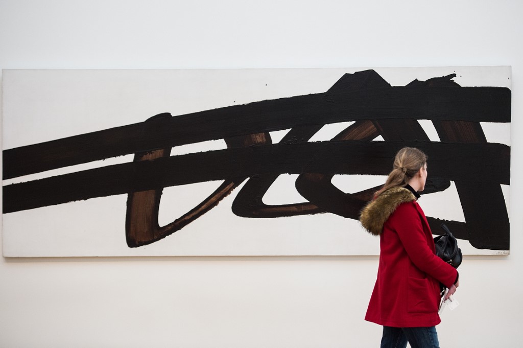 Un tableau de Soulages ayant appartenu à Léopold Sédar Senghor aux enchères samedi