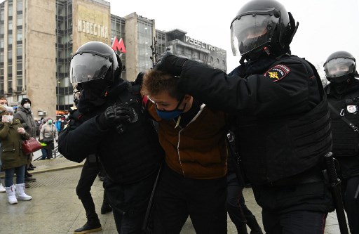 Russie: multiplication des arrestations lors de manifestations pour Navalny