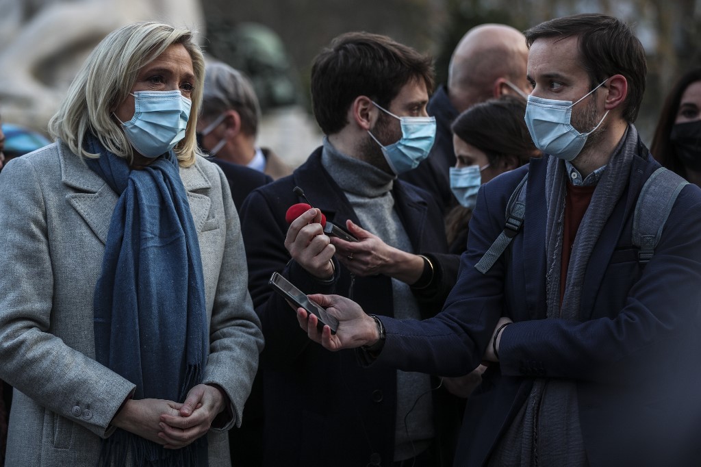 Marine le Pen, présidente du mouvement 'Rassemblement national'. (AFP)