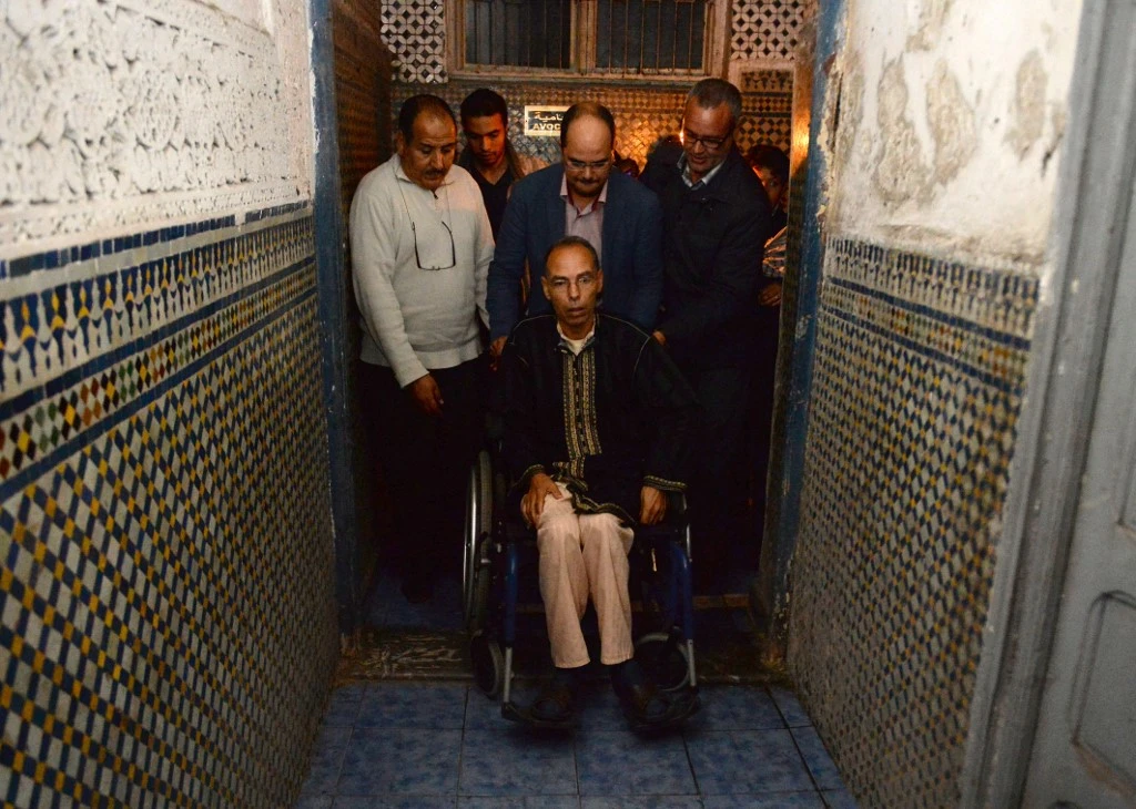 Maati Monjib, éminent universitaire marocain, militant des droits de l'homme et membre fondateur du Conseil de soutien du mouvement du 20 février pendant et après le printemps arabe. (AFP)