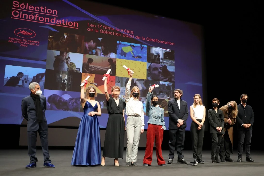 La lauréate de la sélection des films de l'école de Cinéfondation, lors de la dernière édition du Festival de Cannes. (AFP)