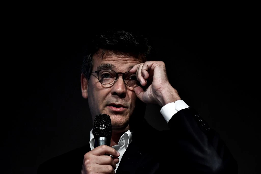 Arnaud Montebourg, qui lance son parti en vue de 2022, pourrait concurrencer le d'ores et déjà candidat Jean-Luc Mélenchon sur les terrains anti-système et étatiste à gauche. (AFP)