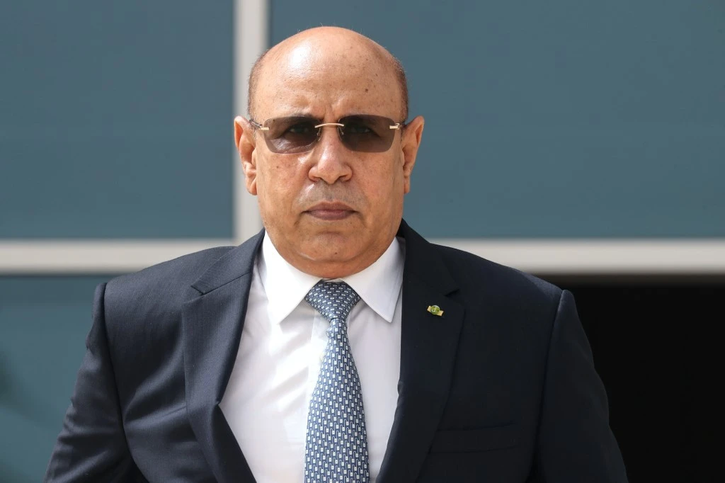 Mohamed Ould Cheikh El Ghazouani. (AFP)