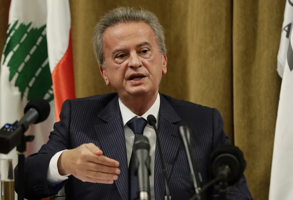 Le gouverneur de la Banque centrale libanaise, Riad Salamé, lors d'une conférence de presse au siège de la banque à Beyrouth, le 11 novembre 2019. (AFP)