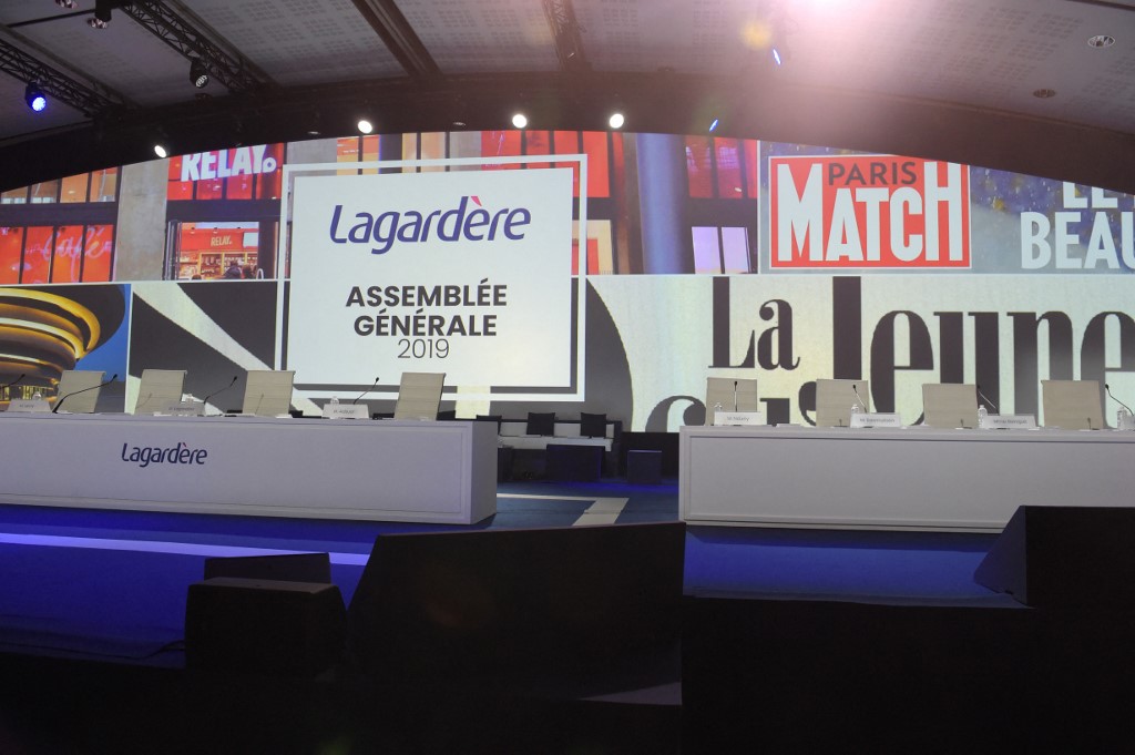 Le groupe Lagardère a vu sa perte nette exploser à 660 millions d'euros en 2020. (Photo, AFP/Archives)