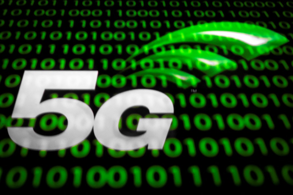 Le logo de la 5G. (Photo, AFP/Archives)