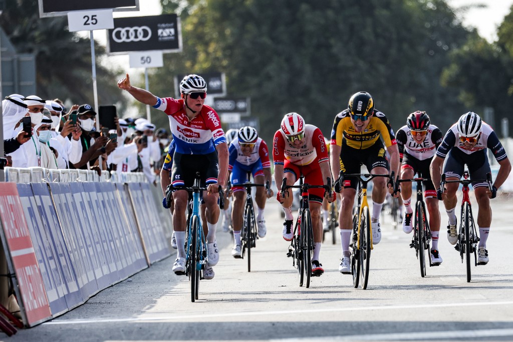 UAE Tour: les classements après la première étape