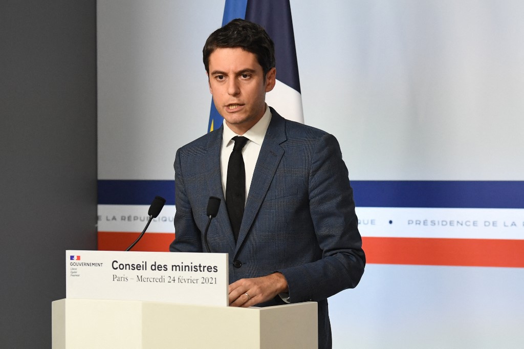 Covid: situation "très préoccupante dans une dizaine de départements", selon Attal