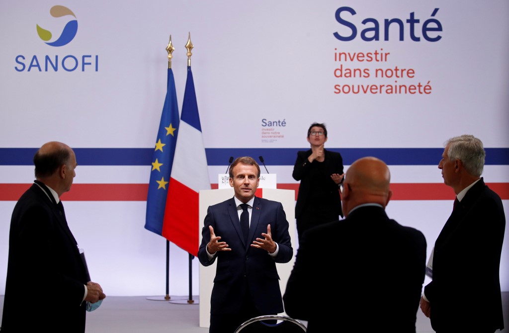Covid: Macron réunit les acteurs industriels de vaccins