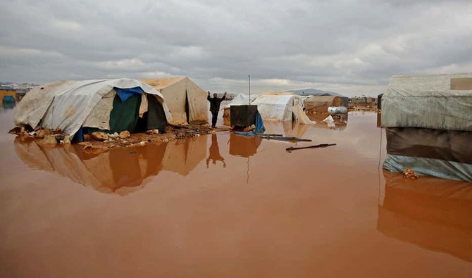 En Syrie, les inondations ravagent écoles et camps de réfugiés