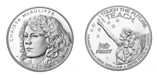 La Monnaie des États-Unis (US Mint) a annoncé cette semaine son intention d'émettre une pièce de monnaie en argent pour célébrer Christa McAuliffe, enseignante et astronaute civile d'origine libanaise, qui est décédée à bord de la navette spatiale Challenger. (Screenshot)