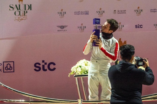 Le grand vainqueur de l’International Jockeys Challenge, Shane Foley. (Photo AN / Huda Bashatah)