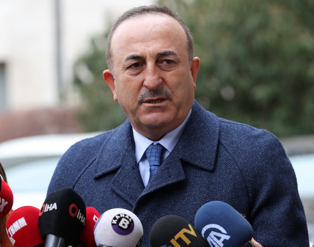 Mevlüt Cavusoglu, le chef de la diplomatie turque (archive, KARIM JAAFAR / AFP)