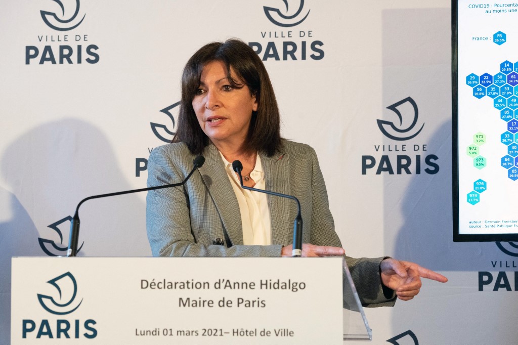 La maire de Paris, Anne Hidalgo, personnalité politique de l'année