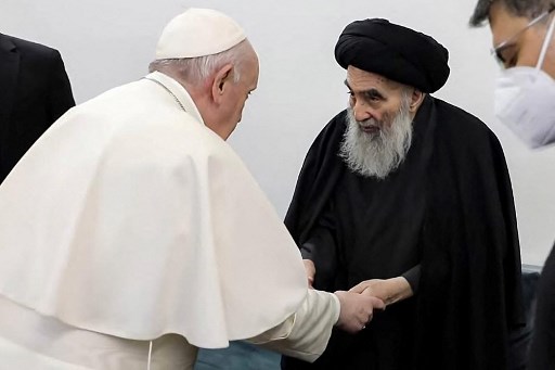 Le pape confie que sa rencontre avec le grand ayatollah lui «a fait du bien à l'âme»