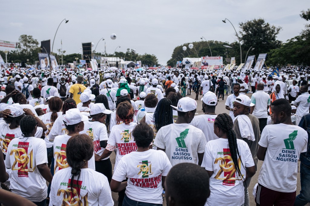 Présidentielle au Congo: l'indétrônable Sassou Nguesso veut l'emporter par KO dès le 1er tour